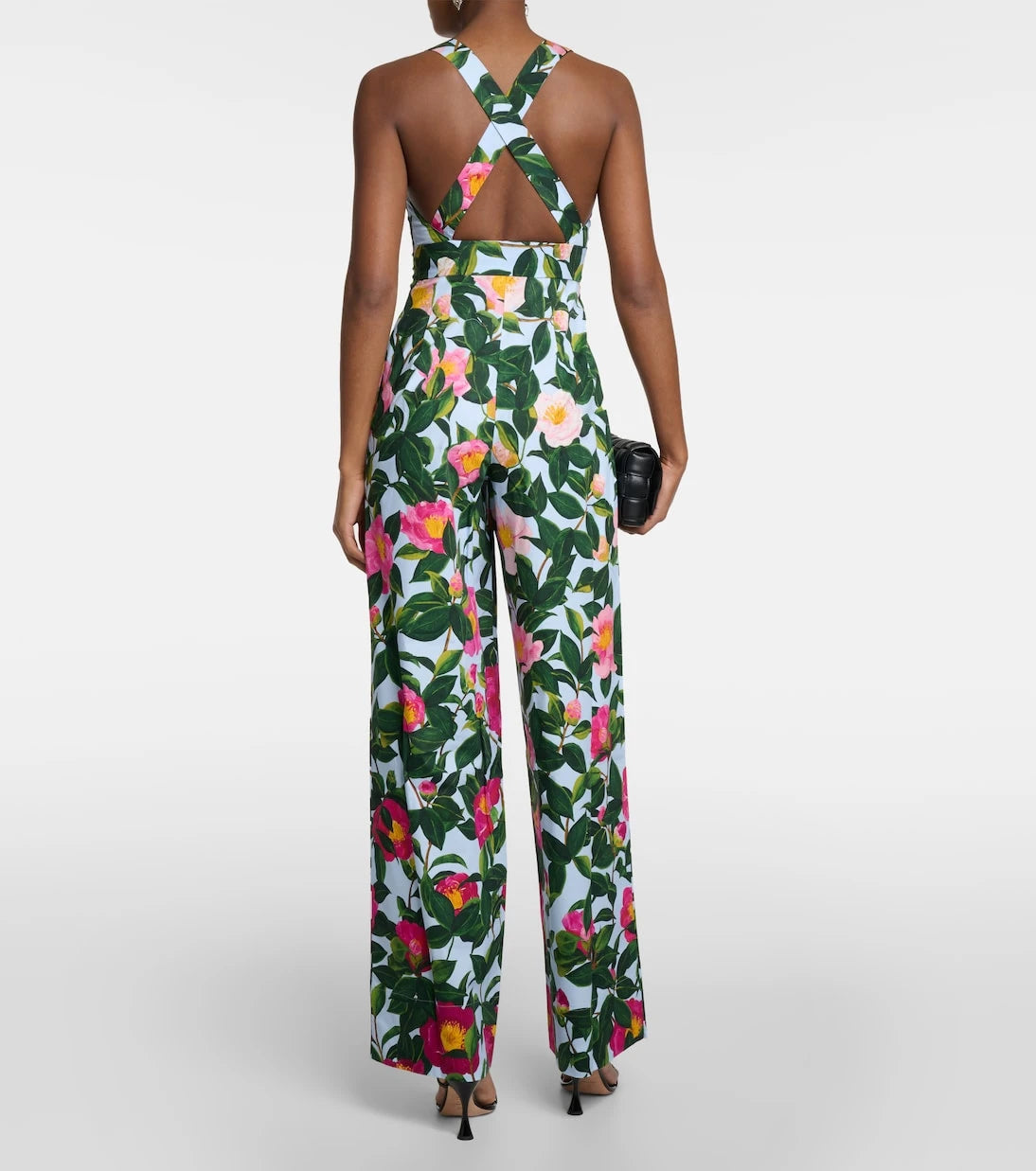 Oscar de la Renta - Floral cotton-blend jumpsuit