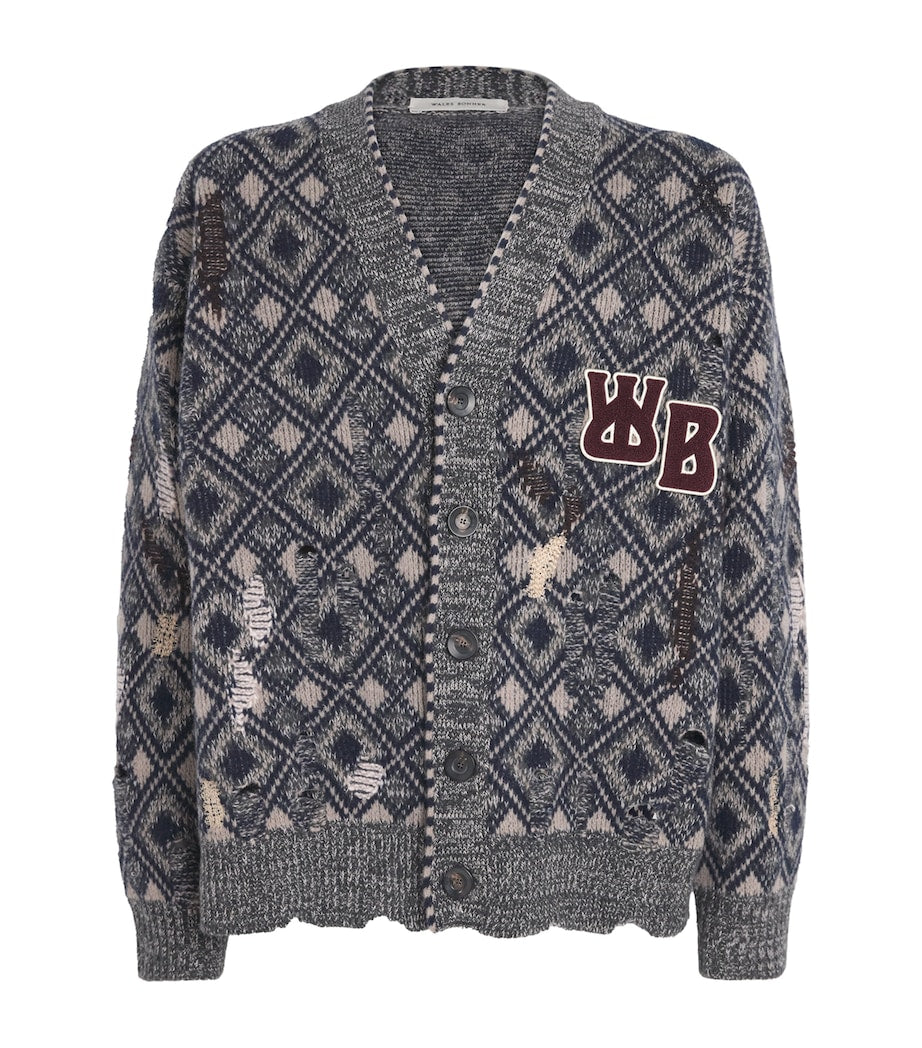 Wales Bonner Multi Wool Sibling Cardigan