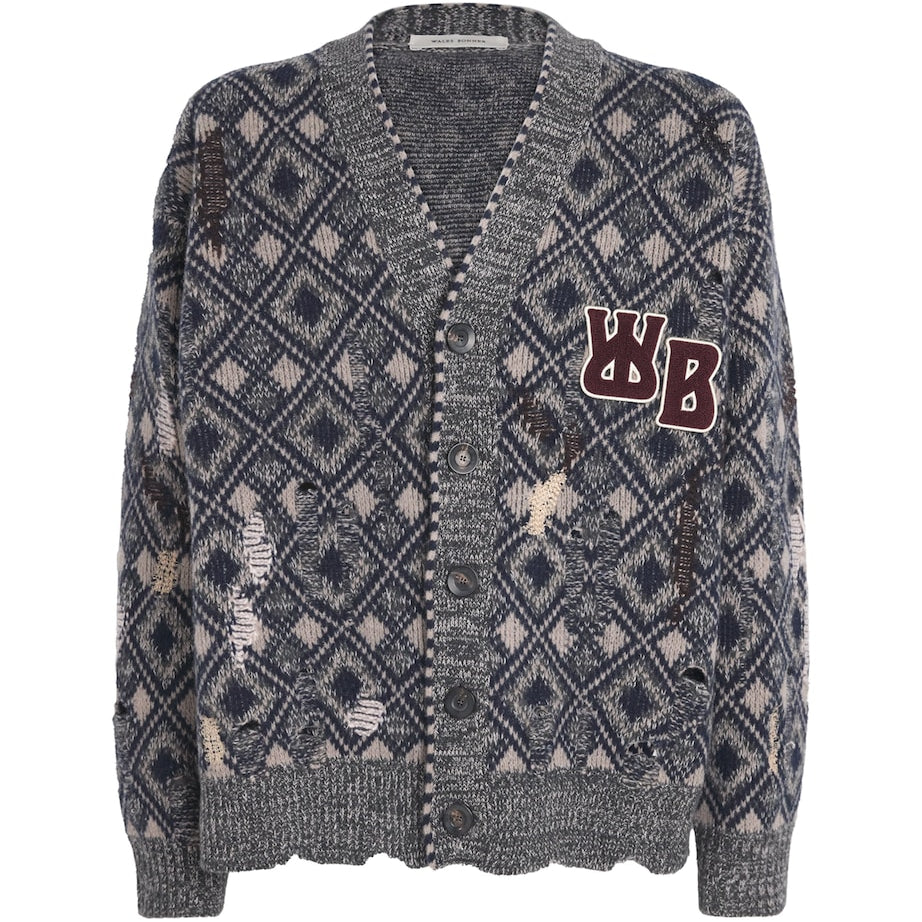 Wales Bonner Multi Wool Sibling Cardigan