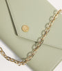 Green Smooth Leather Chain Wallet