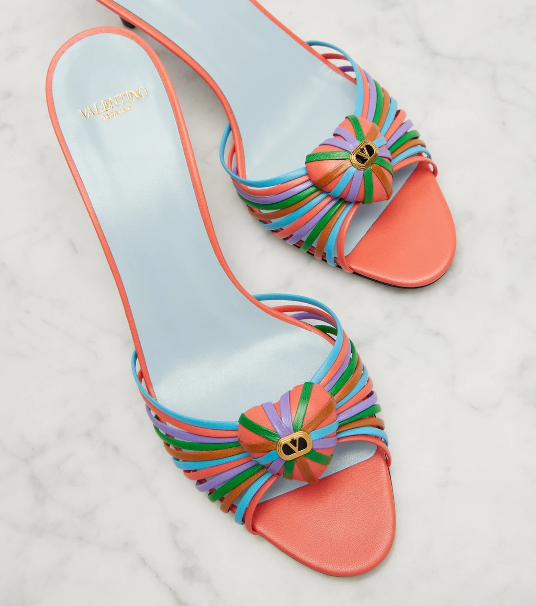 Valentino Garavani - Royal 65 leather mules