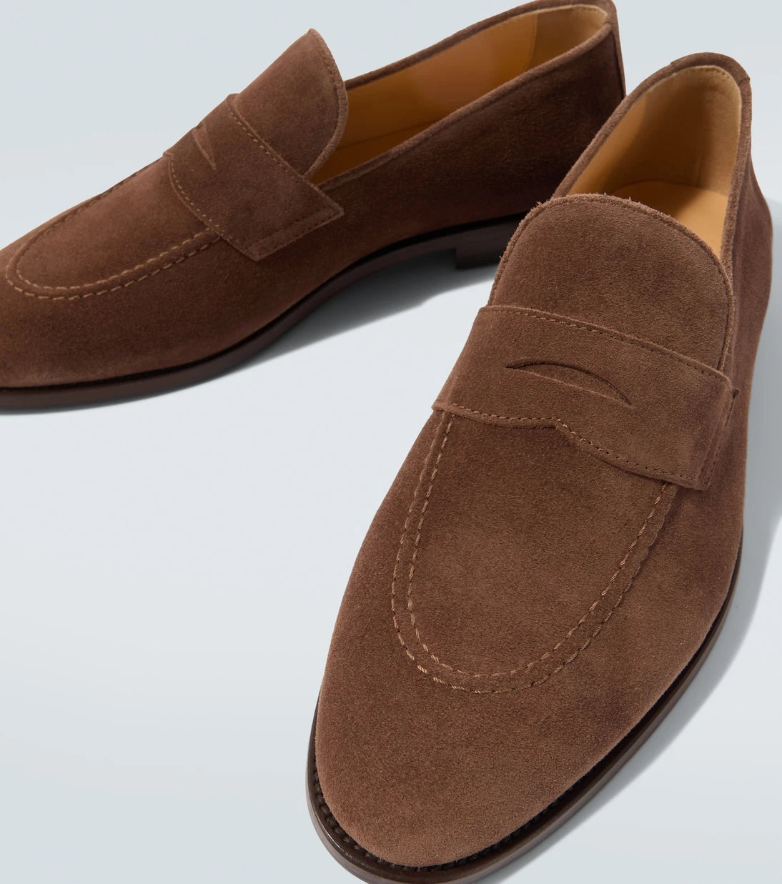 Brunello Cucinelli - Suede penny loafers