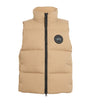 Canada Goose Beige Down Lawrence Puffer Gilet