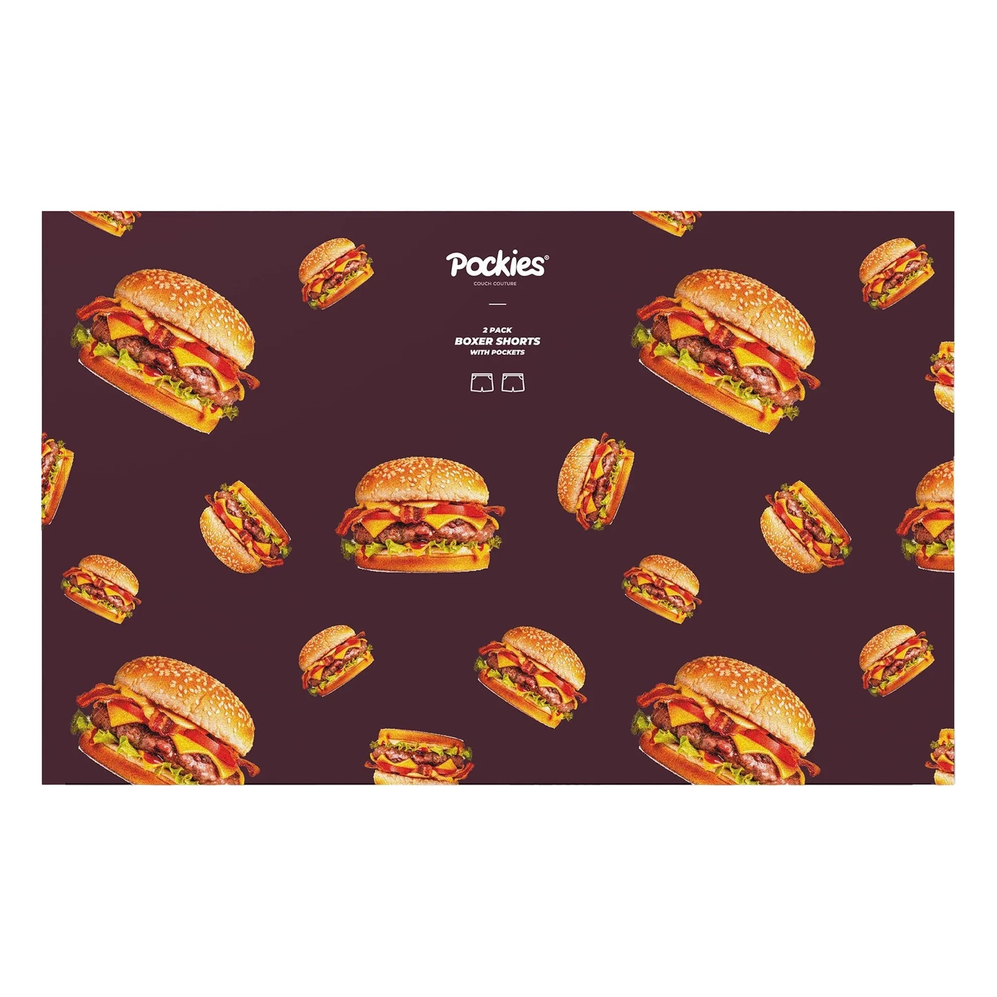 Pockies - Boxers Burger Pack 2 | Red