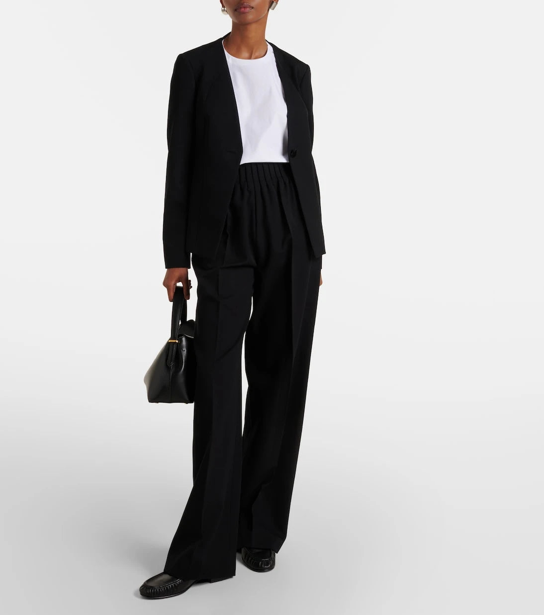 Fforme - Maud cotton and linen wide-leg pants