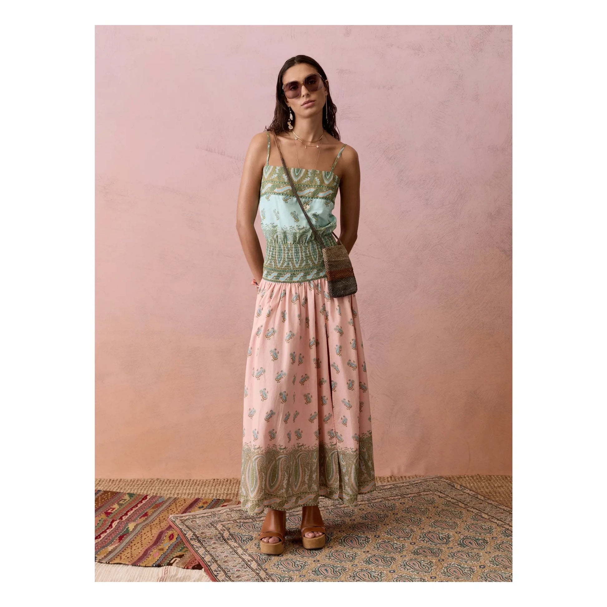 Boteh - Lucent dress | Pink