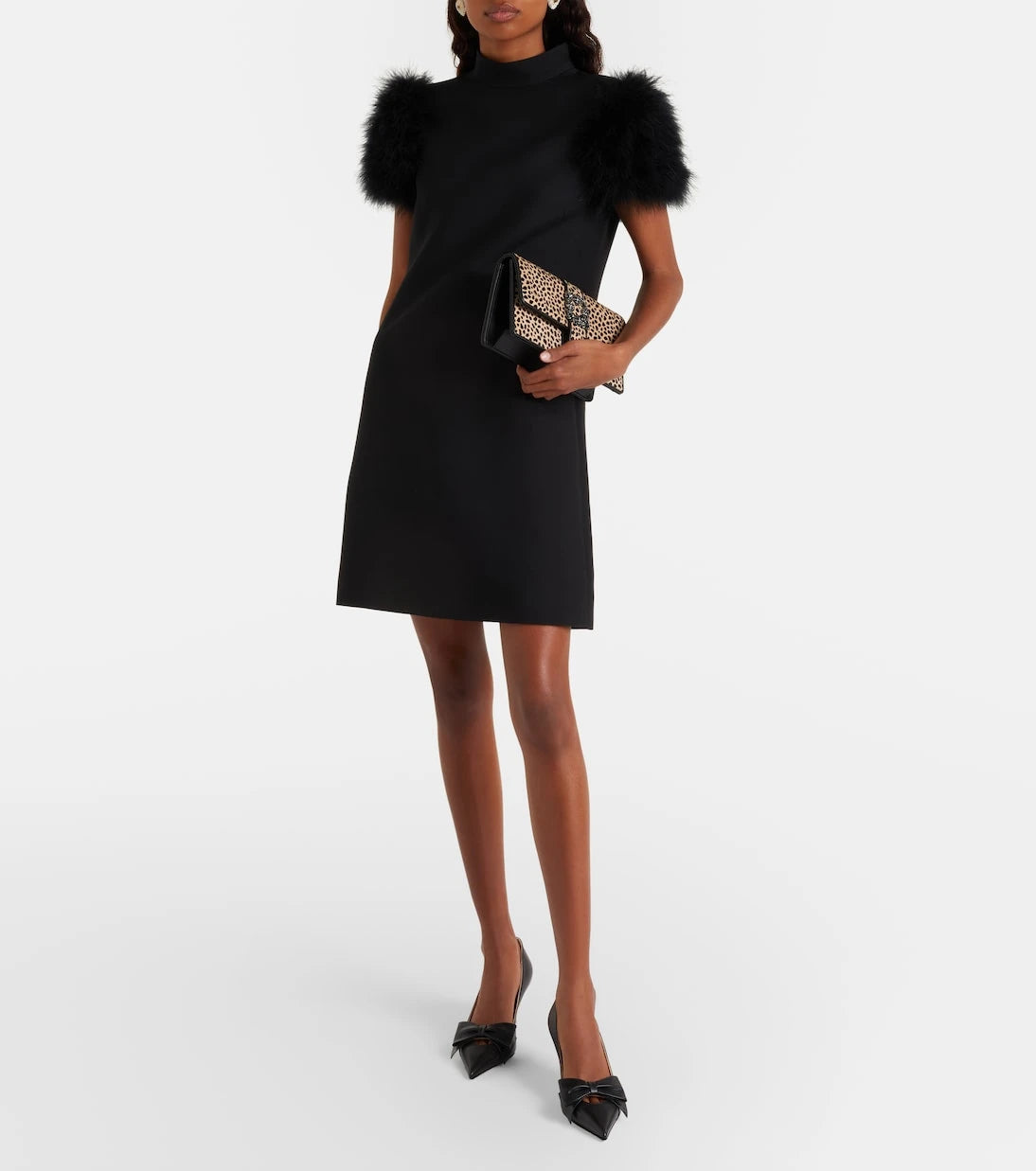 Manolo Blahnik - Capri embellished calf hair clutch