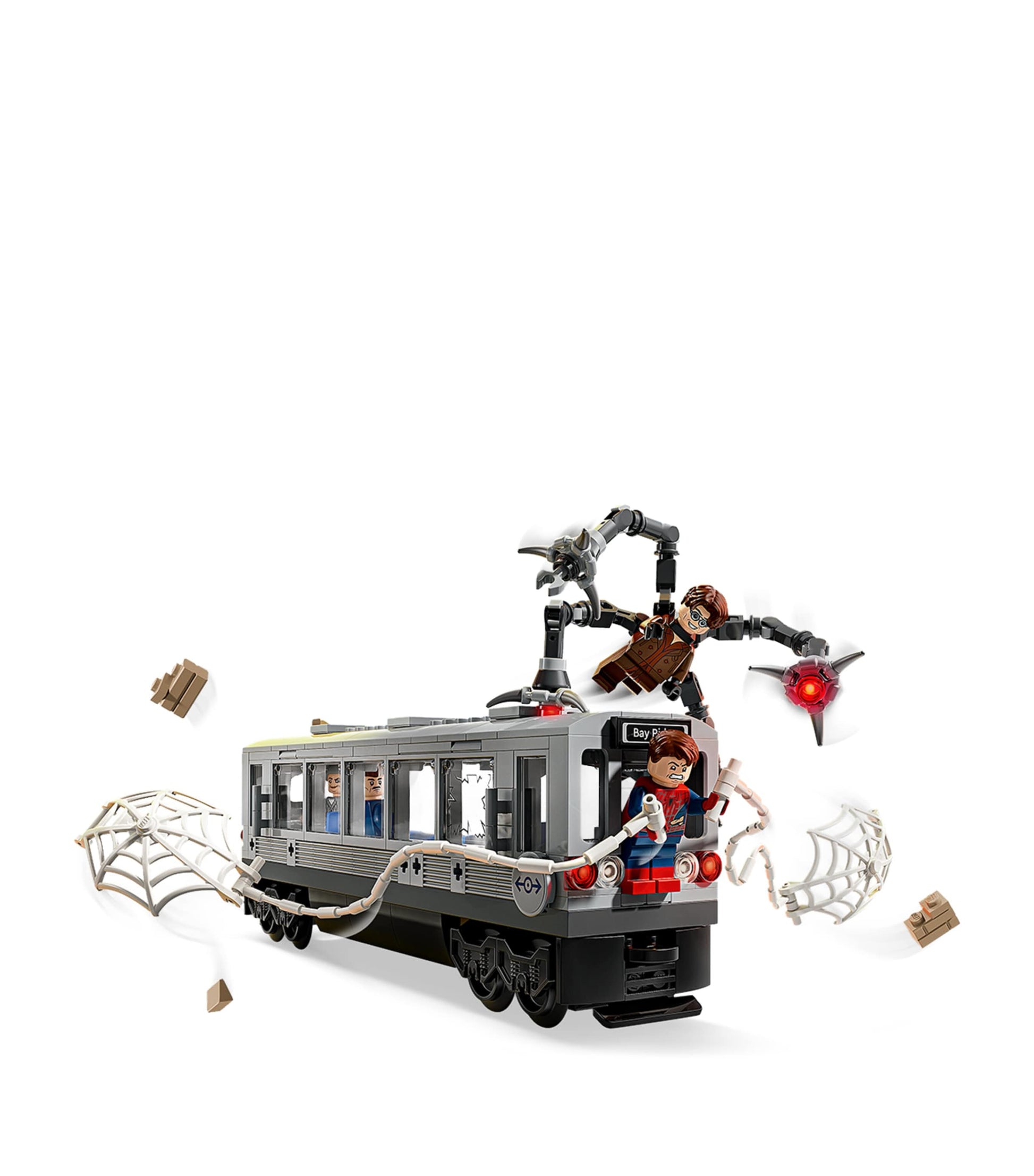 LEGO Marvel Spider-Man vs. Doc Ock Subway Train Scene 76321