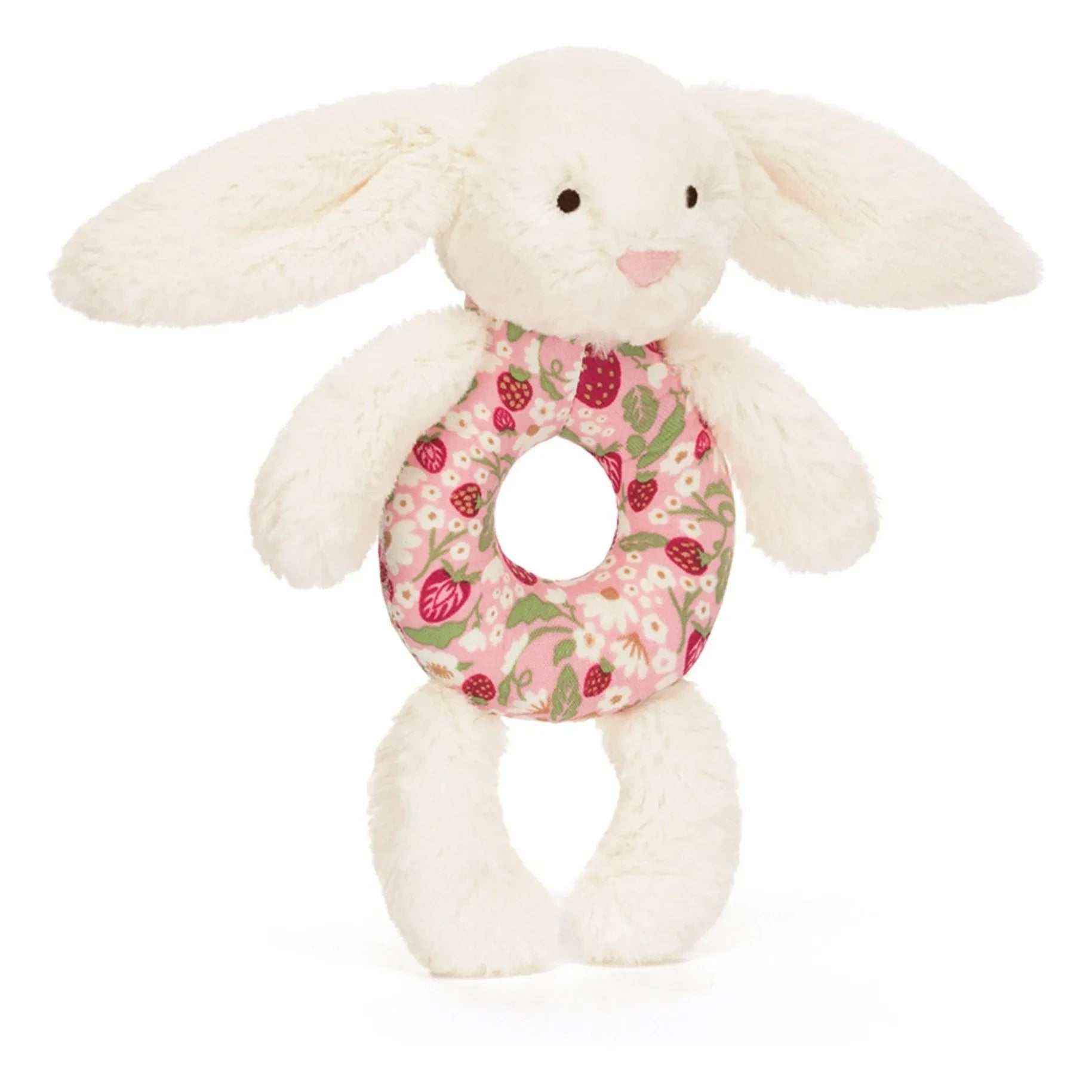 Jellycat - Bunny Berry rattle | Cream