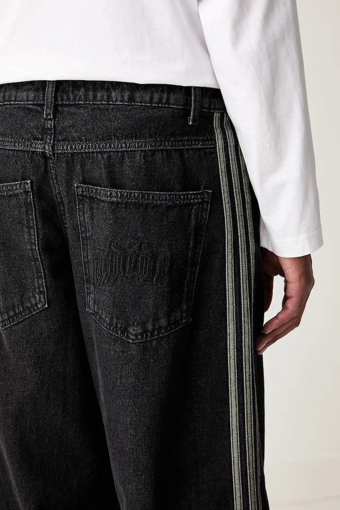 adidas Originals straight erkek Mid-rise Straight kot pantolon