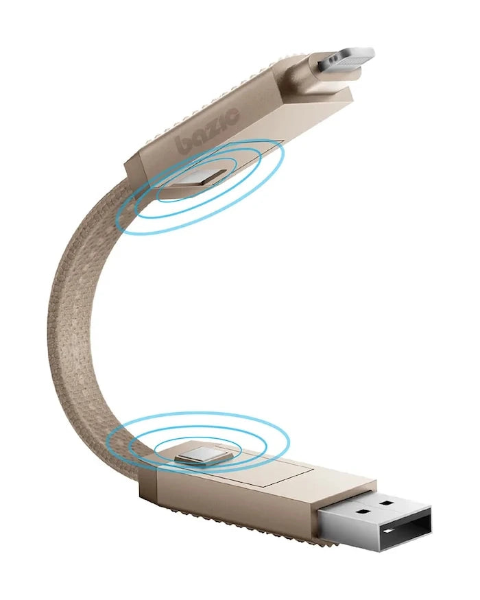 Кабел за зареждане Bazic GoCharge 4w1,15 cm