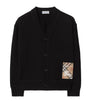 Burberry Kids Wool Check Label Cardigan (3-12 Years)