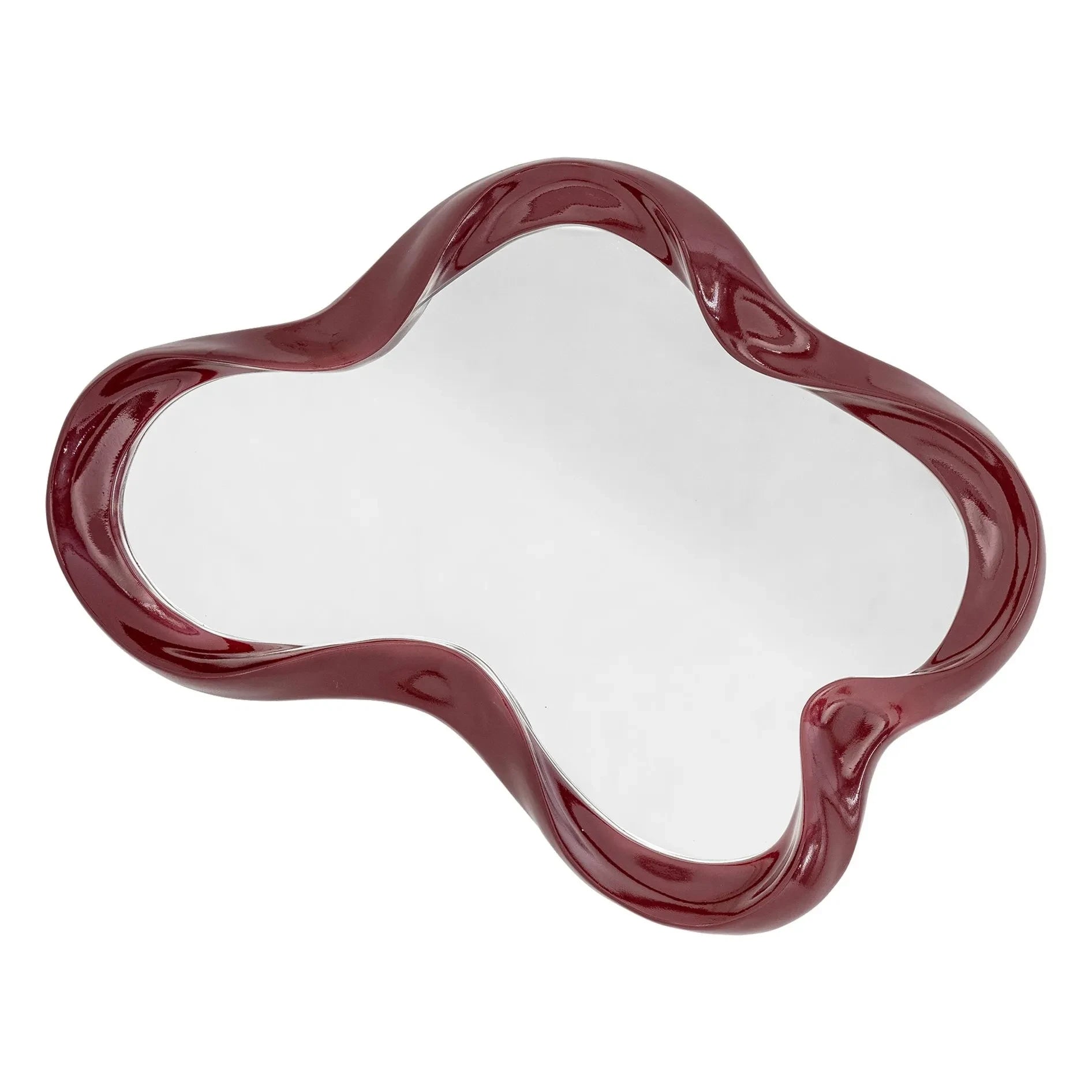 Bloomingville - Violeta wall mirror | Cherry red