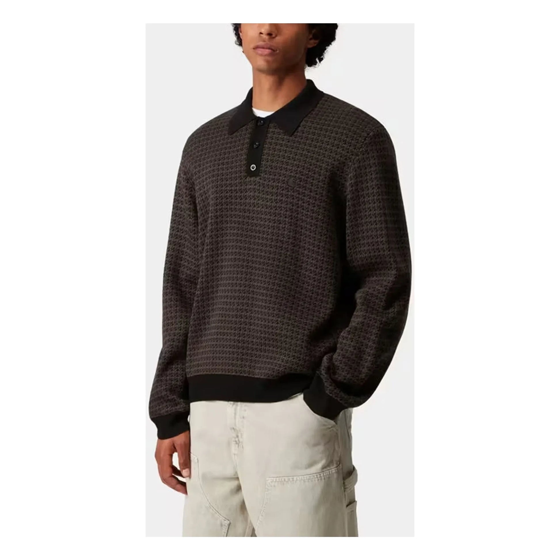 Carhartt WIP - Polo L/S Lowis | Brown