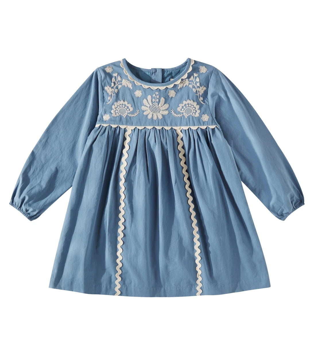 Louise Misha - Linoa embroidered cotton dress