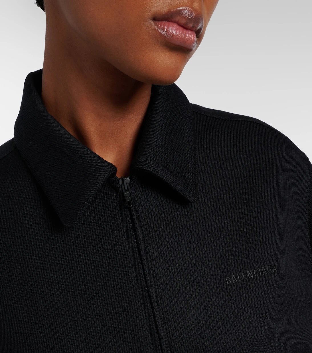 Balenciaga - Cropped blouson jacket