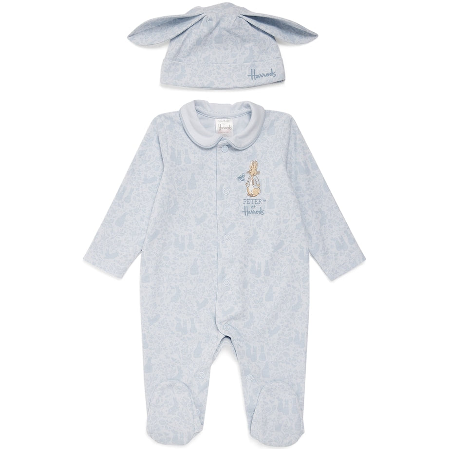 Peter Rabbit All-In-One and Hat Set (0-18 Months)