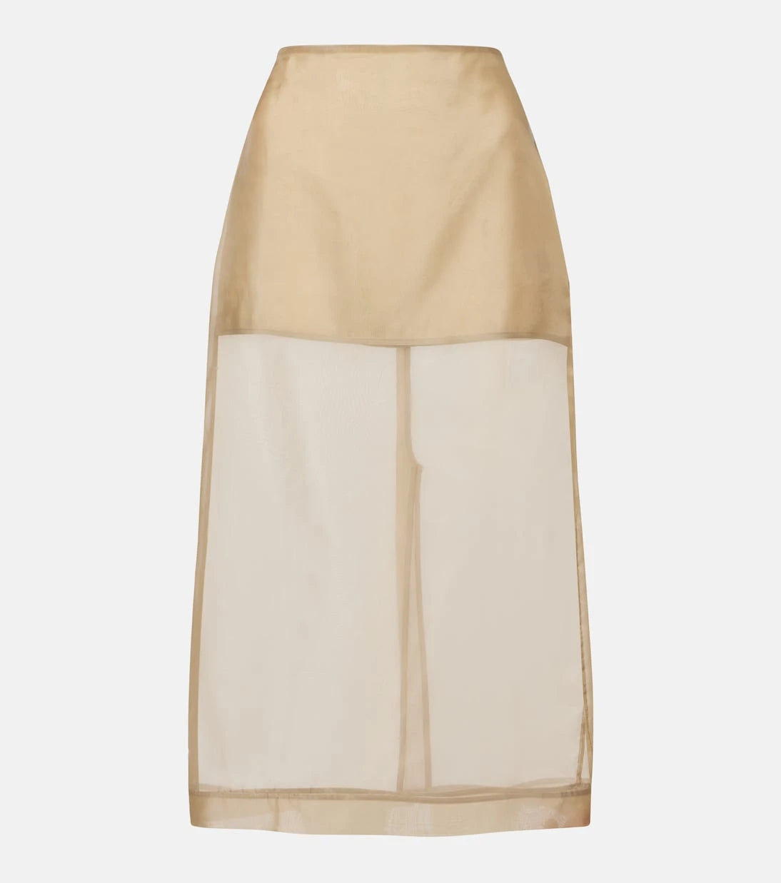 The Frankie Shop - Peri silk-blend midi skirt