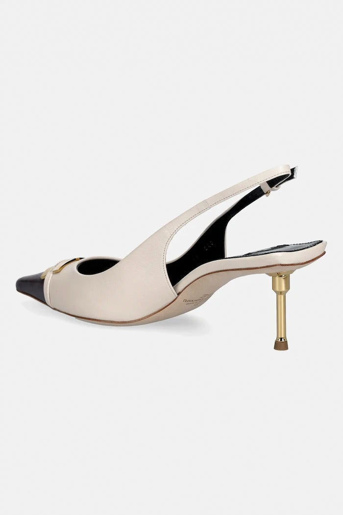 Кожени обувки с тънък ток Elisabetta Franchi