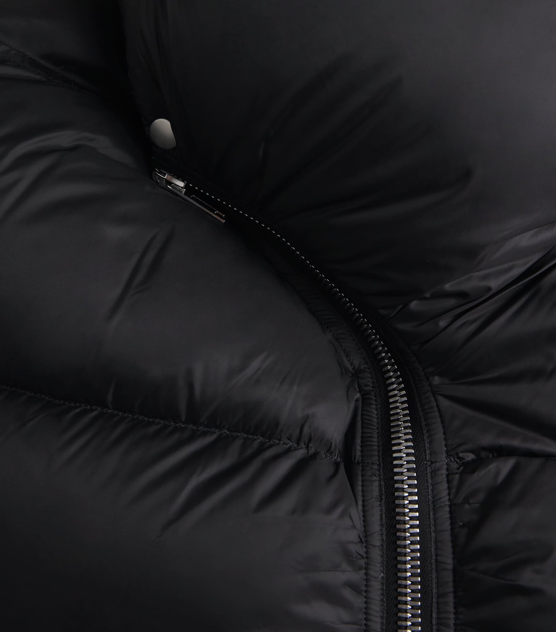 Rick Owens Black Down Turtle Puffer Jacket