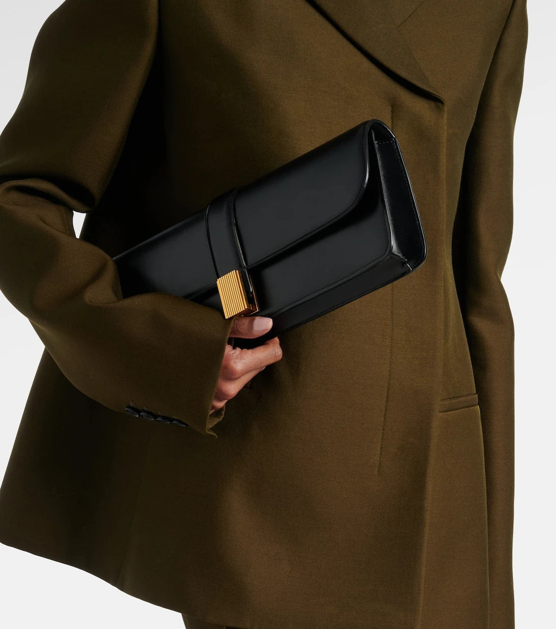 Khaite - Blake leather clutch