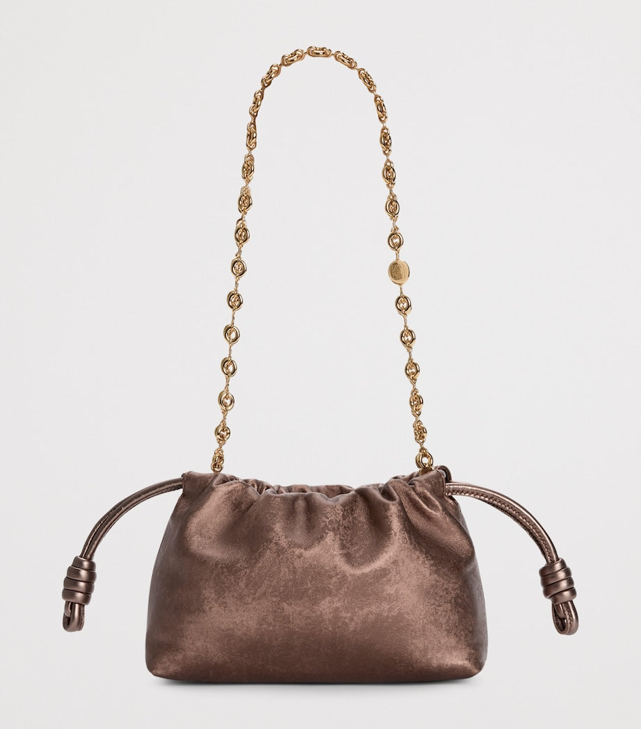 Mini Moiré Print Flamenco Purse