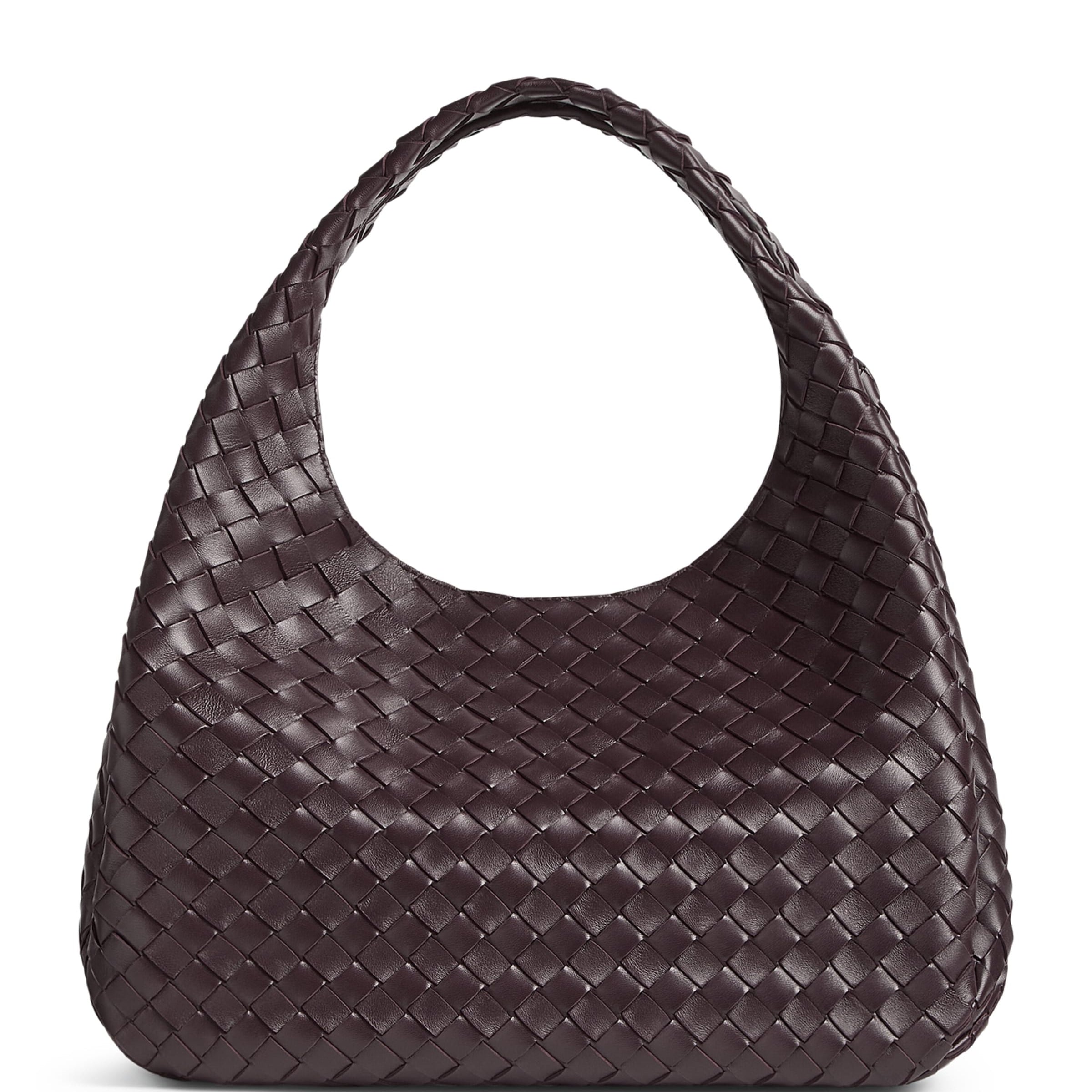 Bottega Veneta Brown Large Leather Campana Shoulder Bag