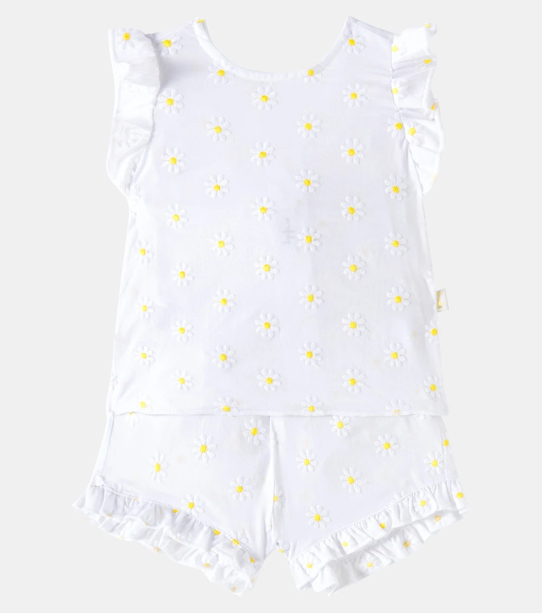 Il Gufo - Baby cotton top and shorts set