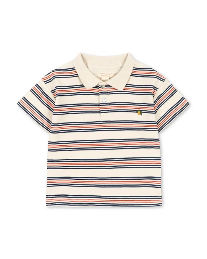 Konges Sløjd SPOTTY SS POLO GOTS Çocuk Pamuklu Yakalı Tişört