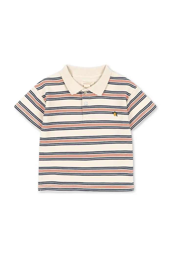 Konges Sløjd SPOTTY SS POLO GOTS Çocuk Pamuklu Yakalı Tişört