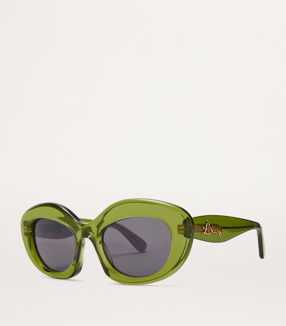 Green Acetate Dawn Oval Sunglasses