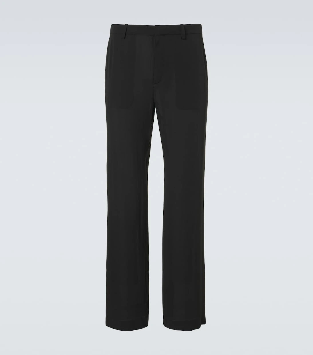Gucci - Silk satin georgette wide-leg pants