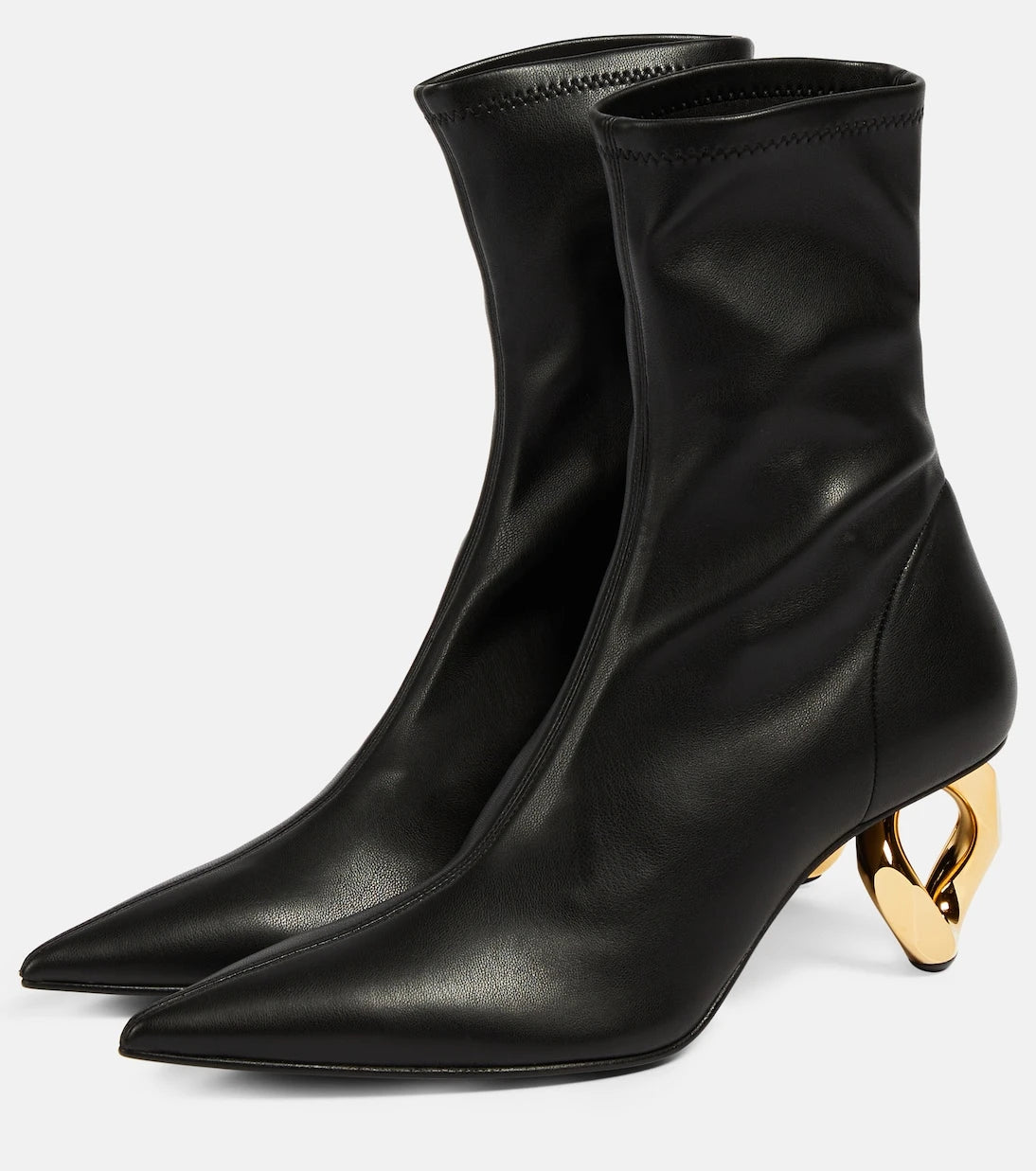 JW Anderson - Chain leather ankle boots