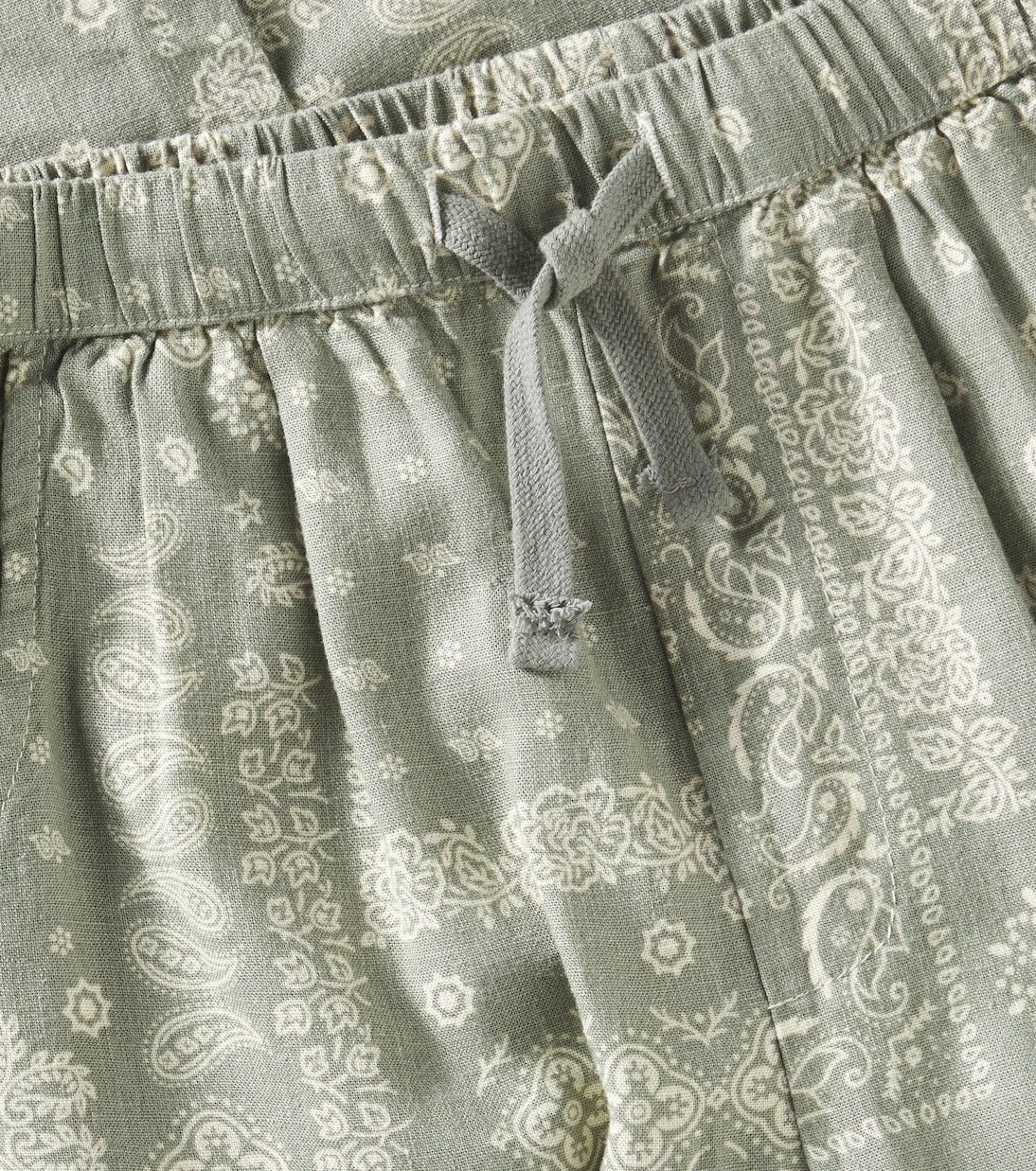 Rylee + Cru - Ethan printed linen and cotton pants