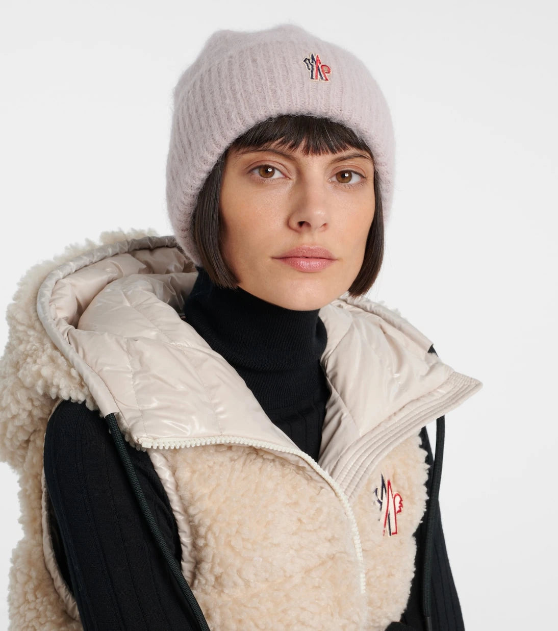 Moncler - Logo alpaca wool-blend beanie