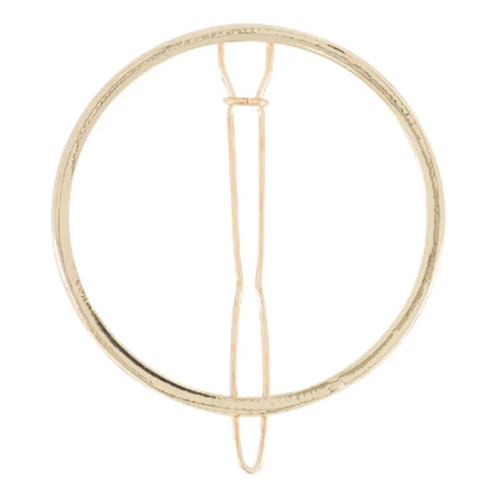 Bachca - Emma Round Hair Clip | Gold