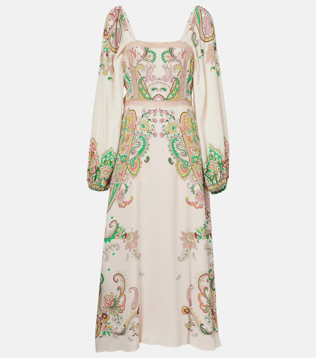 Etro - فستان ميدي مطبوع