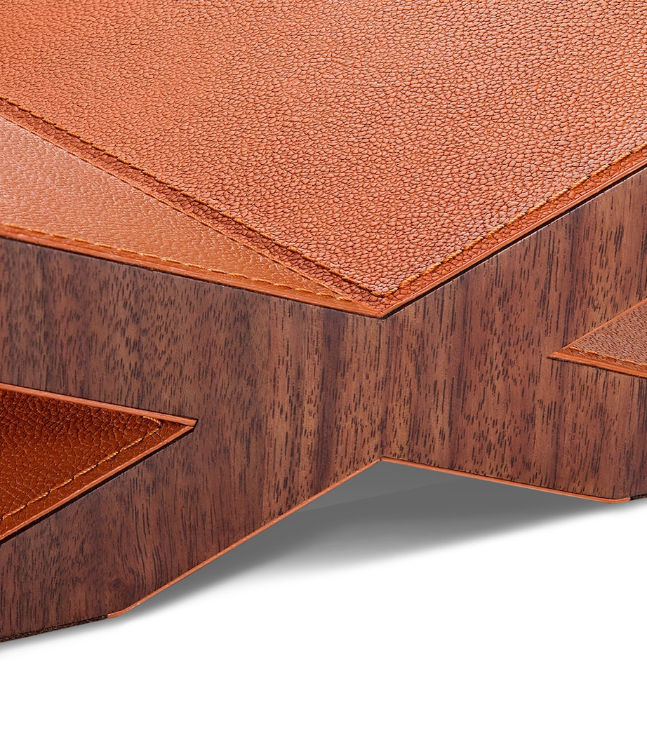 Walnut-Leather Ultimate Culture Bookstand