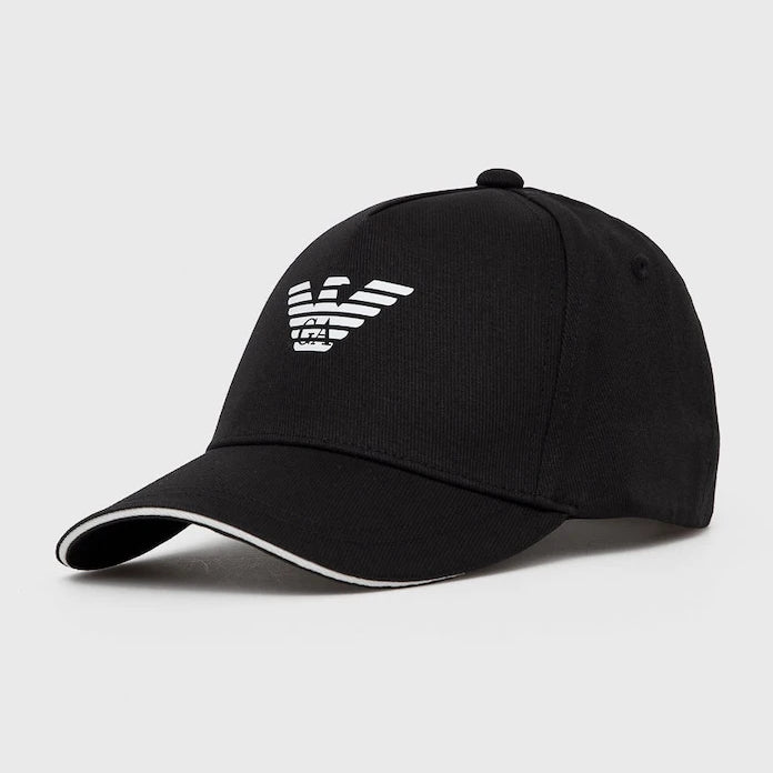 Памучна шапка Emporio Armani