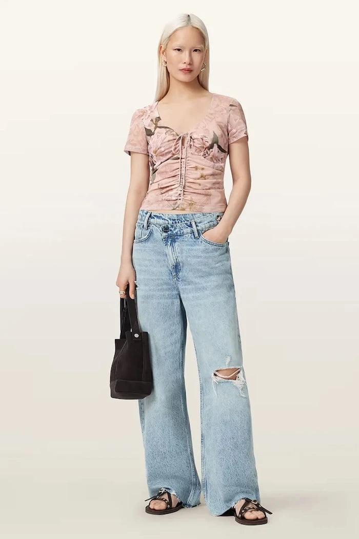 AllSaints блуза дамска GABBY
