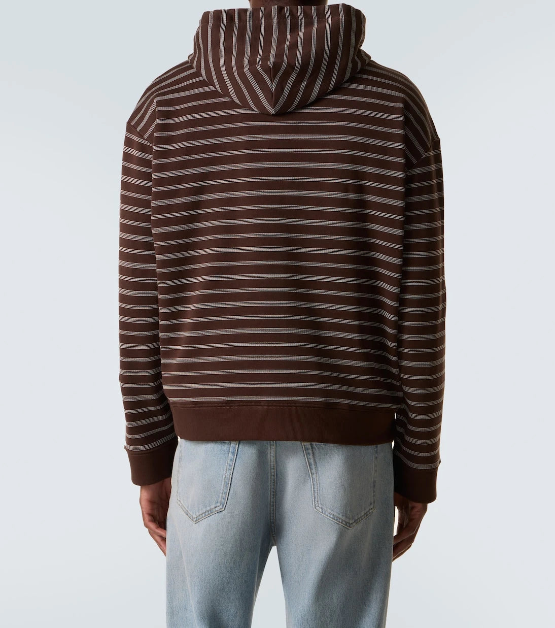 Miu Miu - Striped cotton hoodie