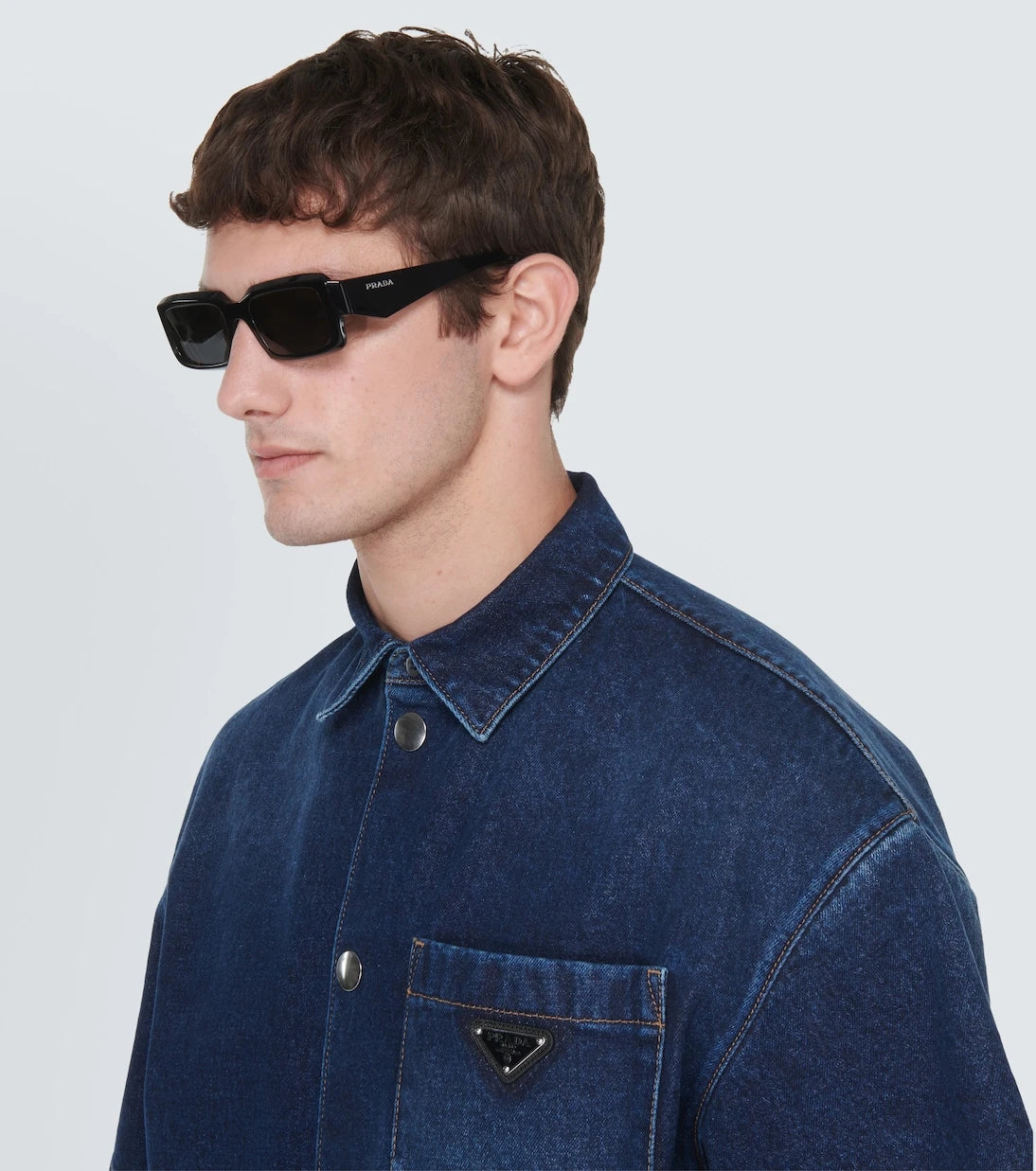 Prada - Symbole rectangular sunglasses