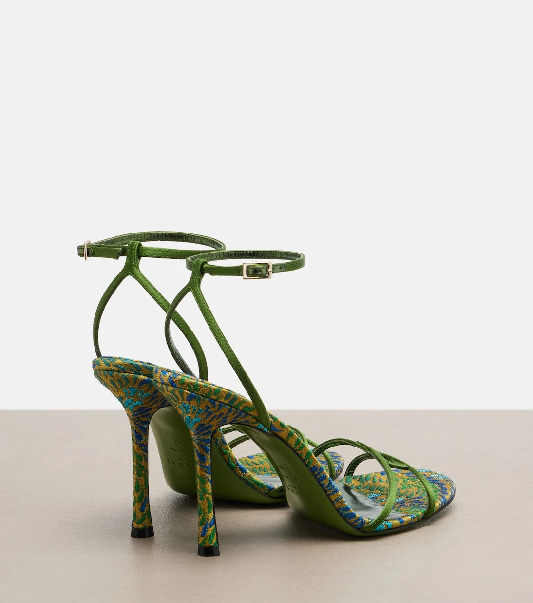 Jimmy Choo - 1998 Leo satin sandals