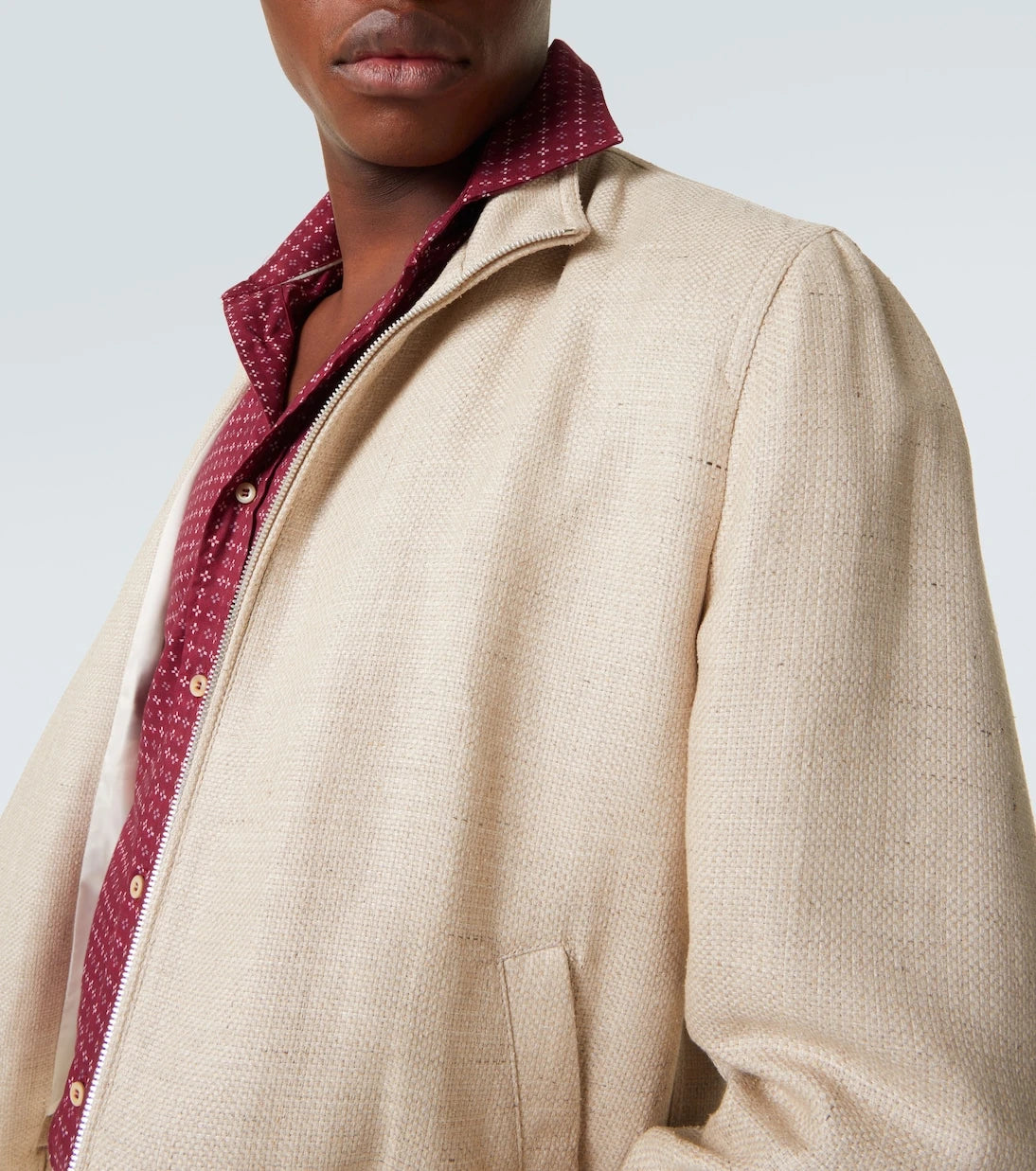 Brunello Cucinelli - Printed cotton shirt