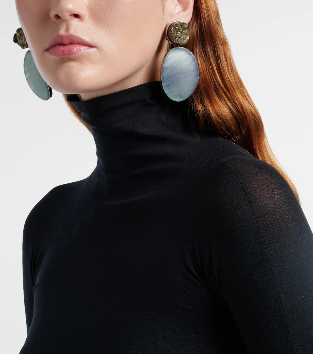 Alaïa - Embellished drop earrings