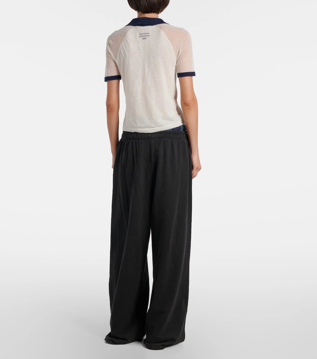 Acne Studios - قميص بولو شفاف