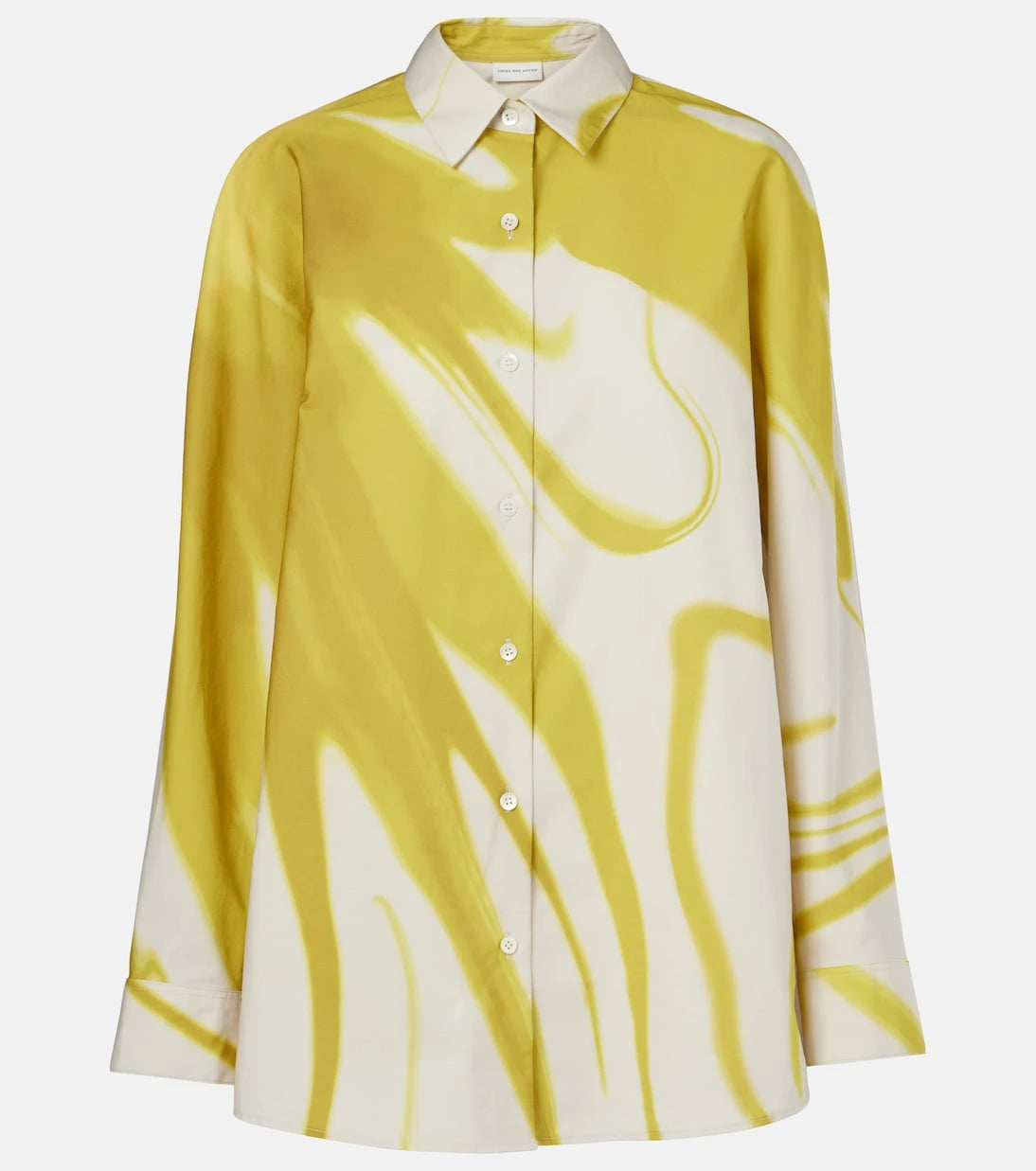 Dries Van Noten - قميص قطني مطبوع