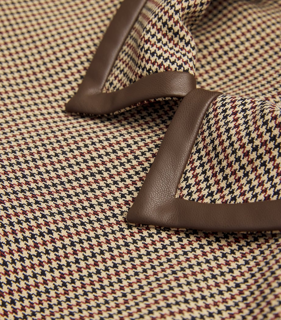 Multi Check Collared Mini Dress