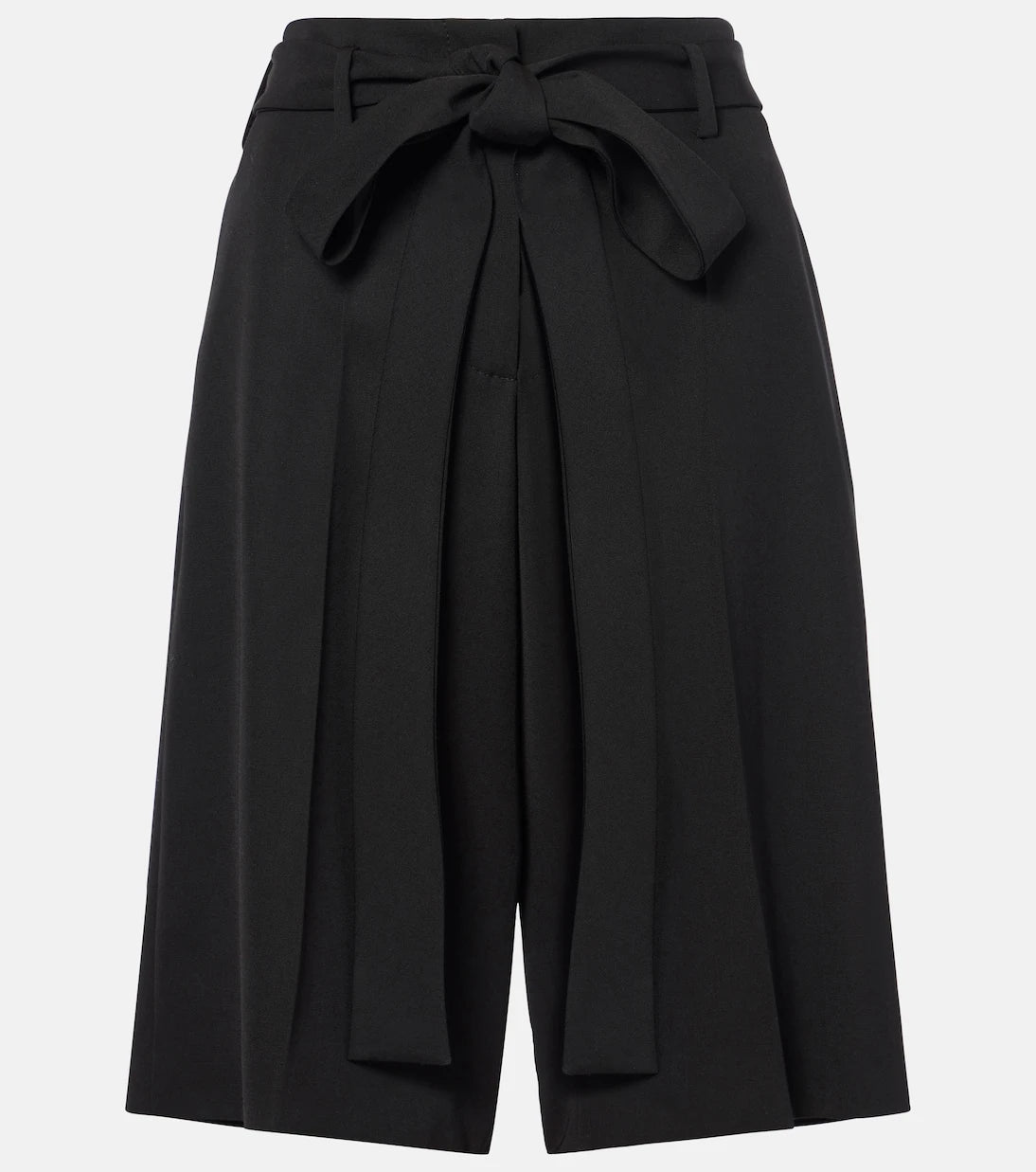 Valentino - Virgin wool sablé Bermuda pants