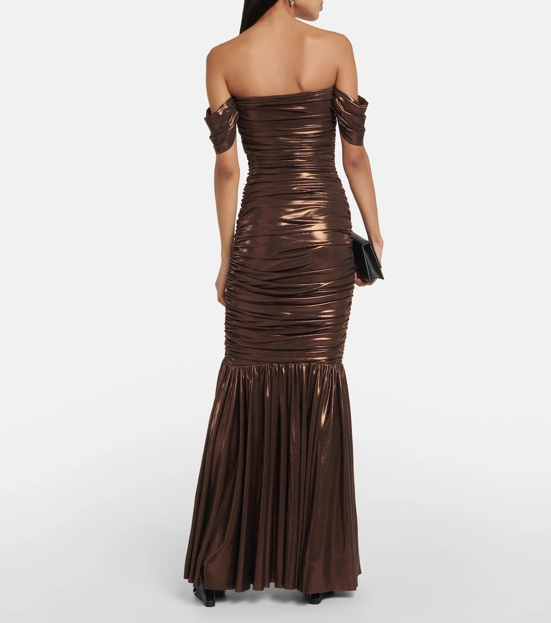 Norma Kamali - Walter off-shoulder gown